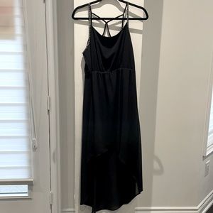 Beautiful black high low evening dress